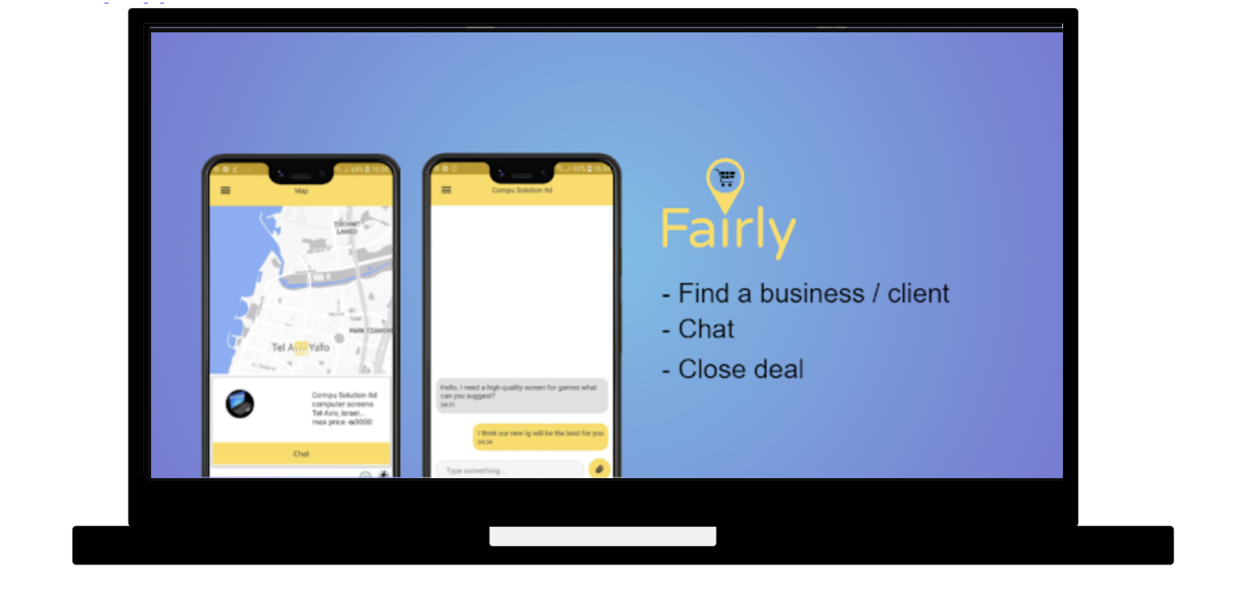 Fairly App: Businesses around me