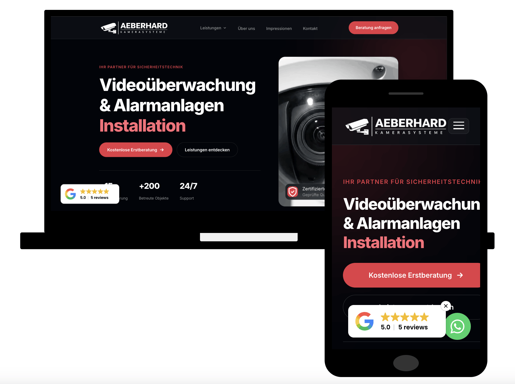 Videoüberwachung & Alarmanlagen Zürich | Aeberhard Protect
