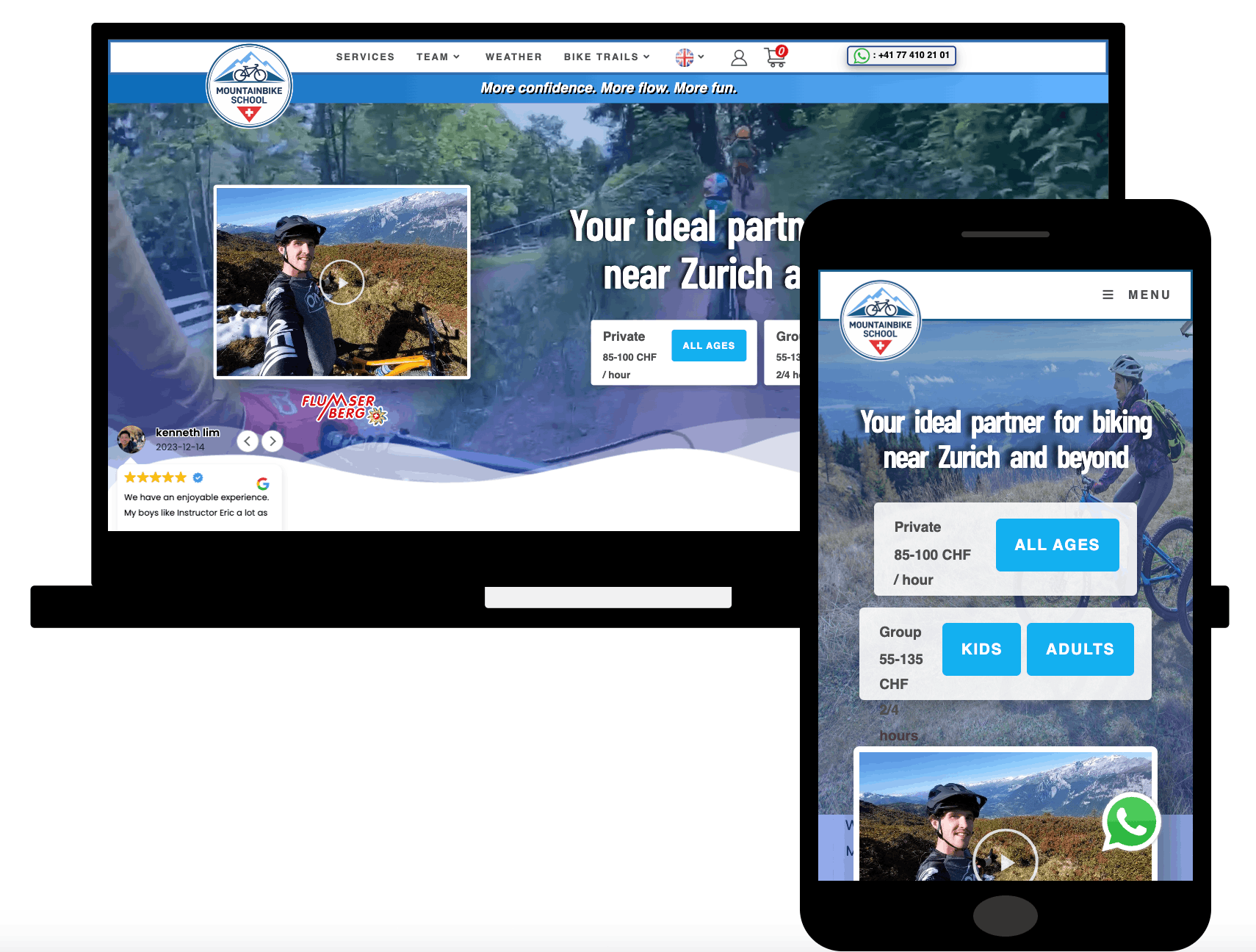 MountainBike School Flumserberg - Group and Private MTB Courses