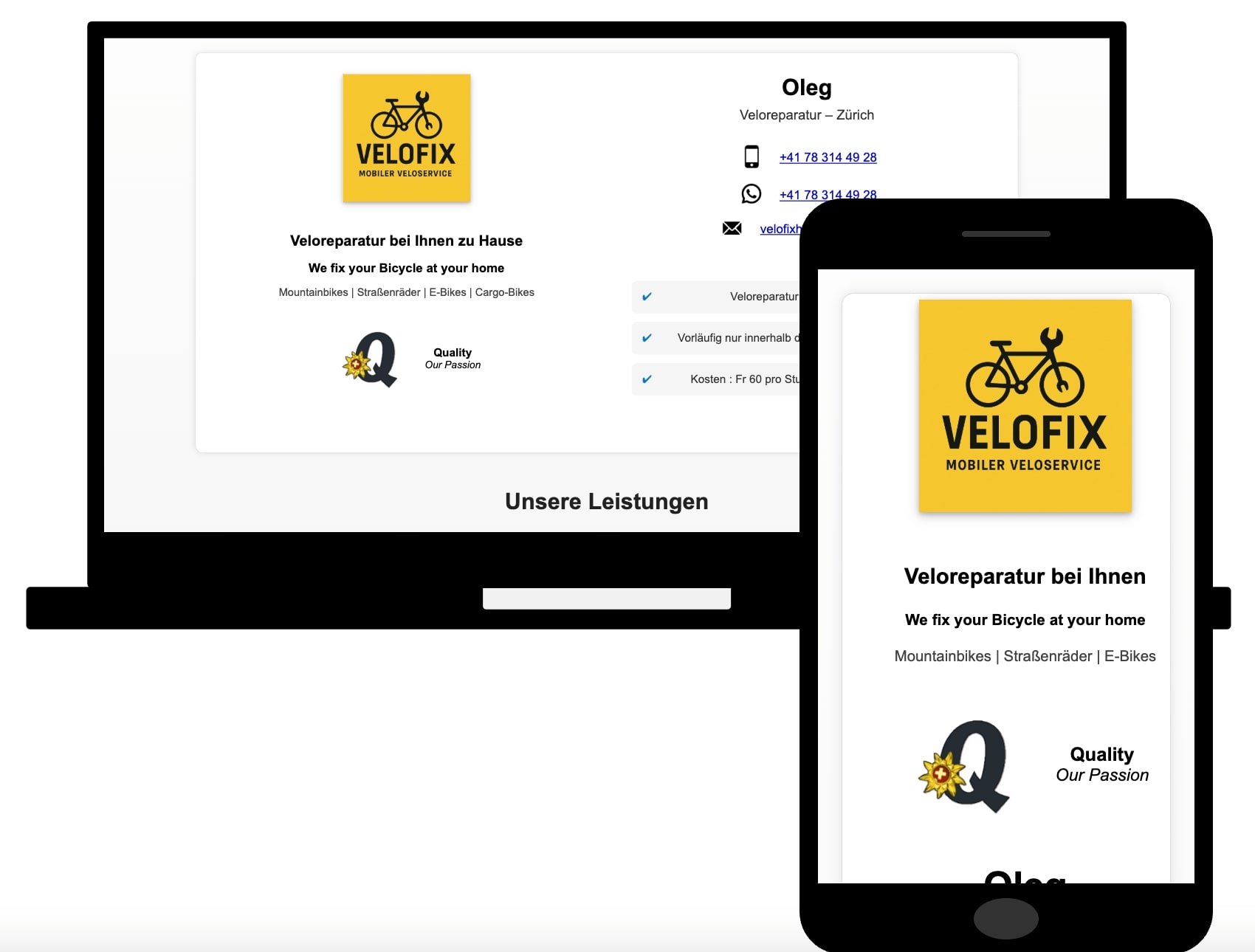 VeloFixHome - Veloreparatur bei Ihnen zu Hause